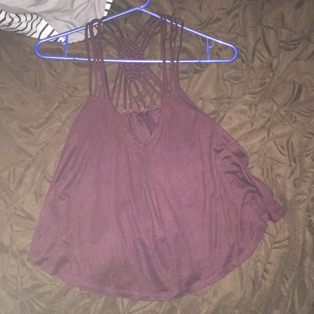 Loose Dark purple Shirt